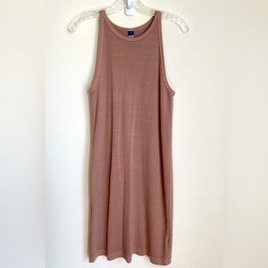 NEW, NEVER WORN (No Tags) - Old Navy - Ribbed Brown Mini Dress